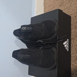 Adidas Kaptir 2.0 Shoes Kids Size 11K Black Running Training Casual Sneakers